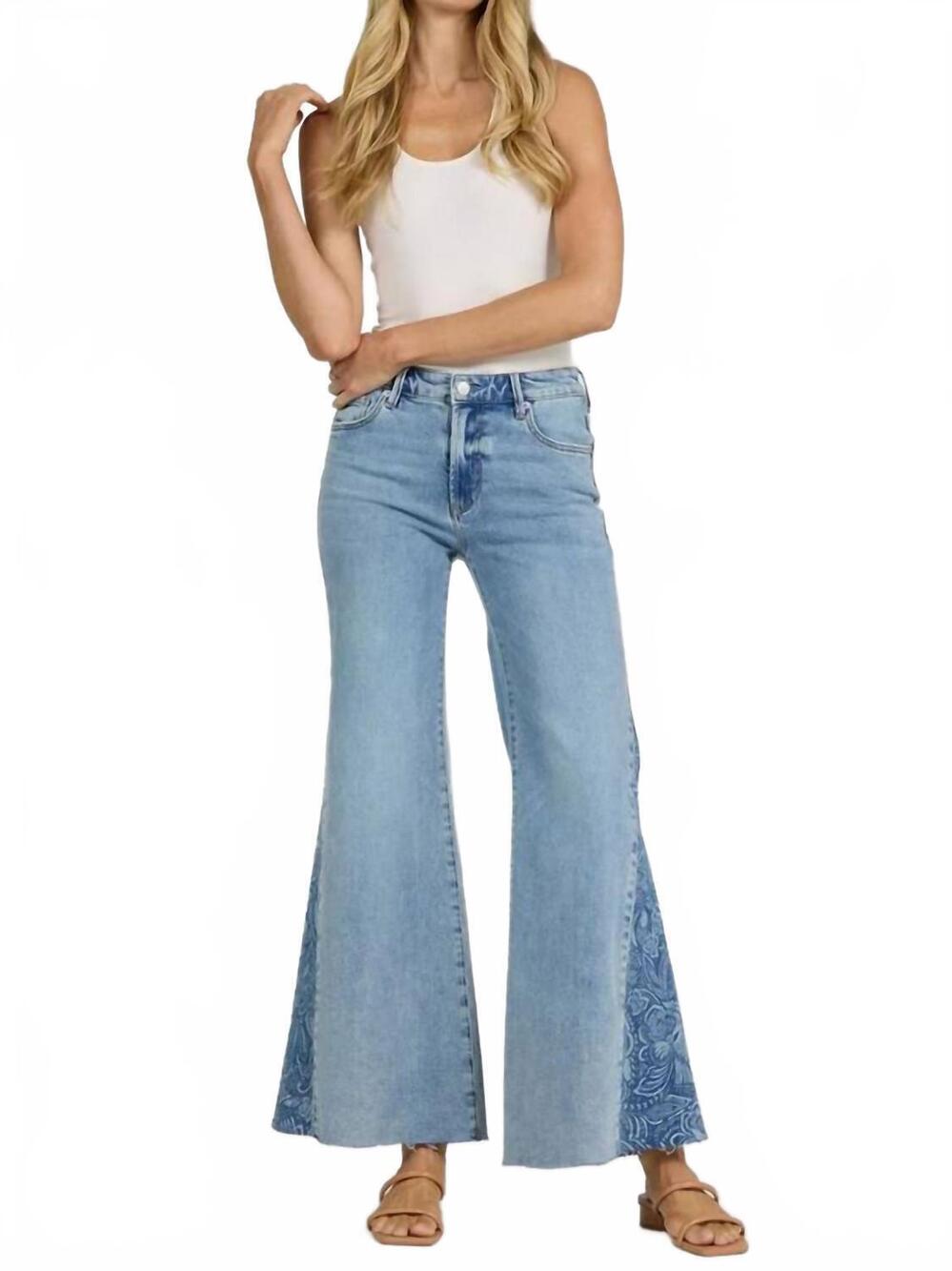 NEW DEAR JOHN DENIM hendrix jeans in festival paisley